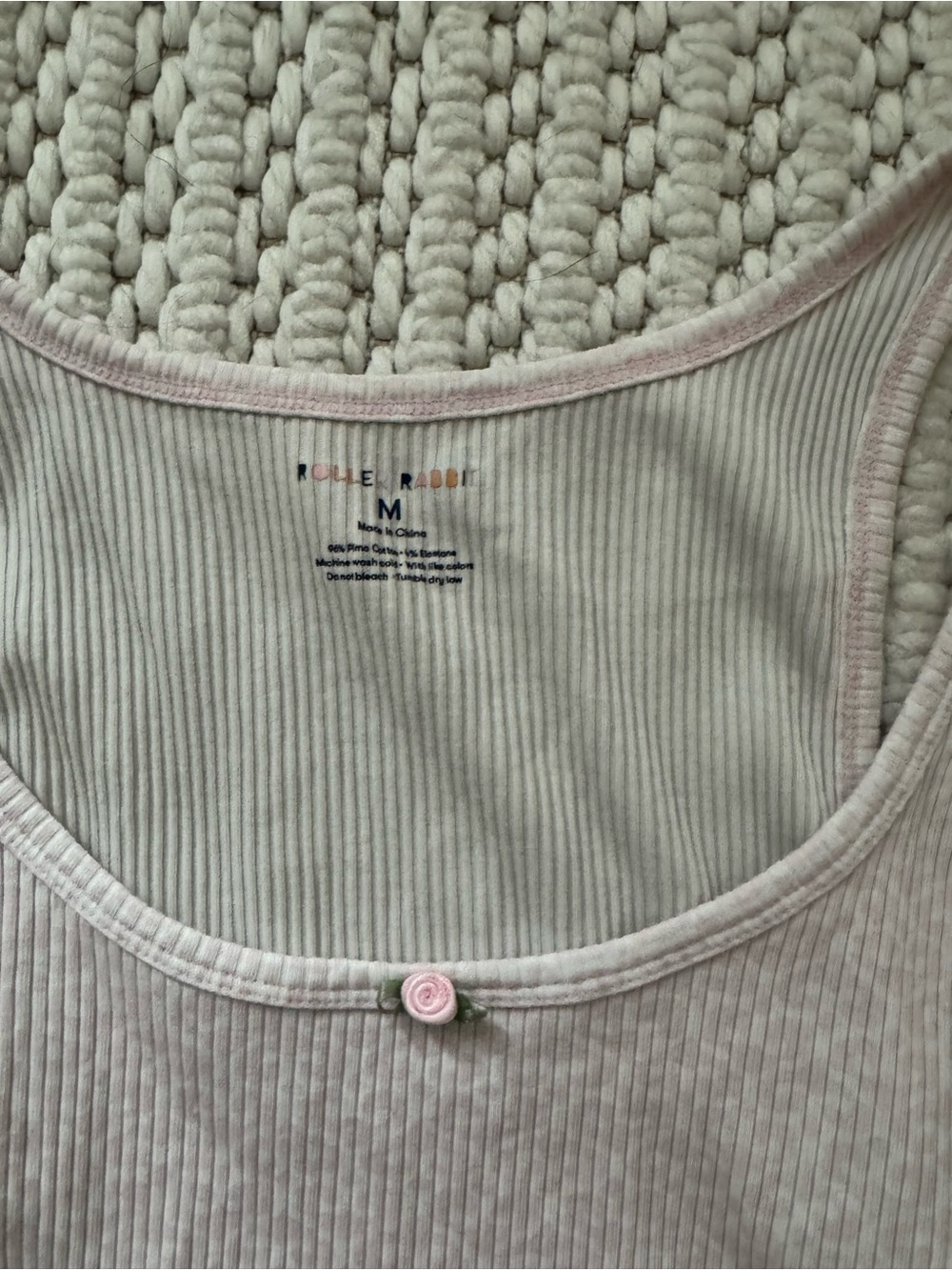 Roller Rabbit Tank & Short Sleep Set - Soft Pink - Picture 3 of 5